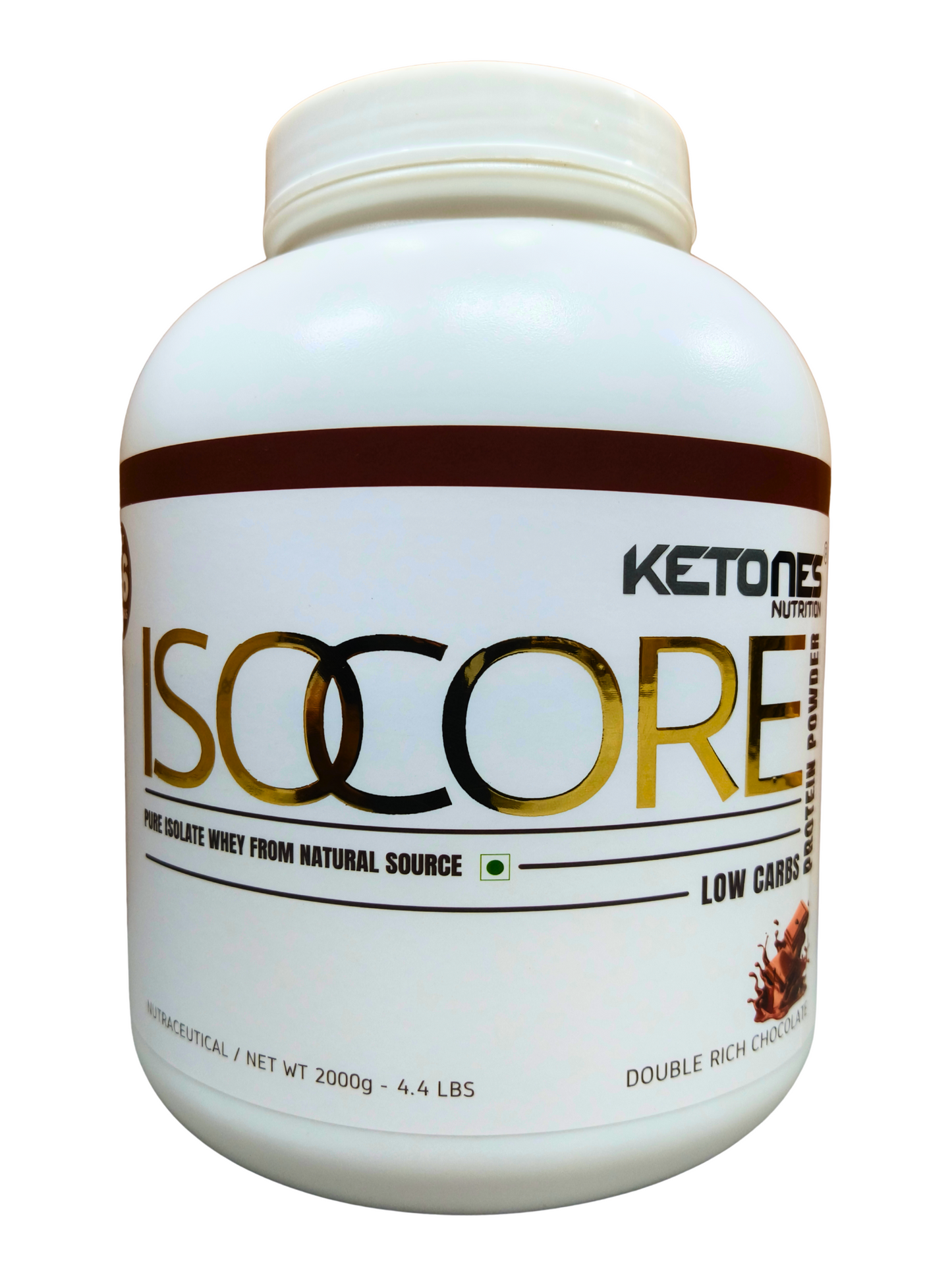 Ketones Nutrition Isocore Apex Series - Low Carb Whey Protein Isolate with 90g Protein & BCAAs