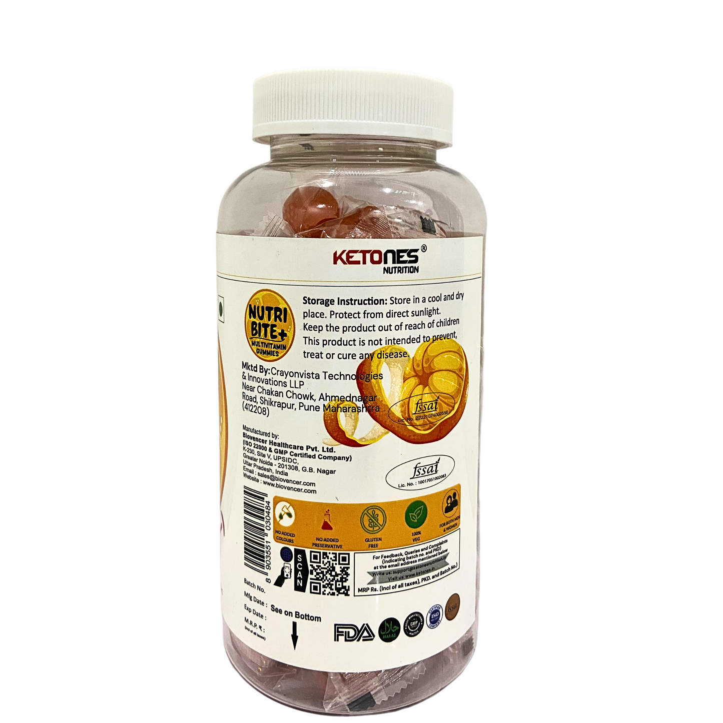 Ketones Nutrition Nutri Bite - Daily Multivitamin Gummies for Immunity & Wellness 2