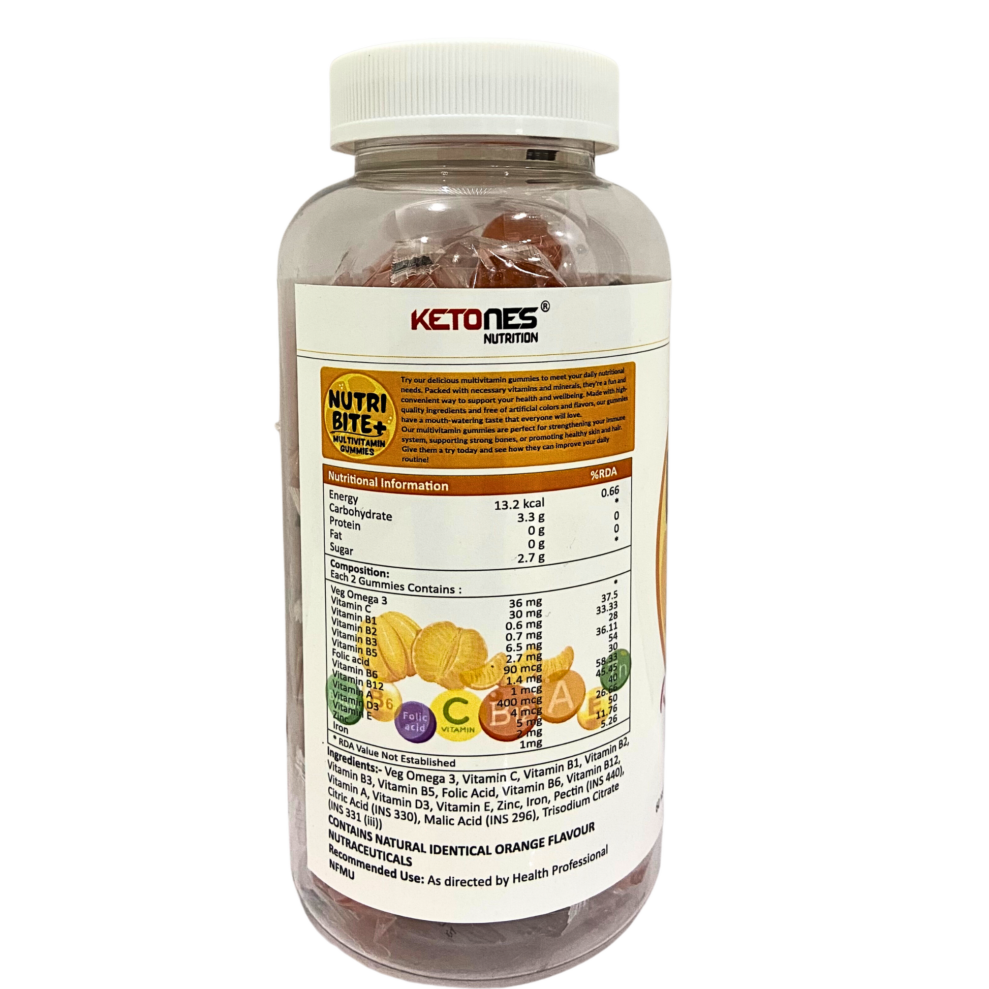 Ketones Nutrition Nutri Bite - Daily Multivitamin Gummies for Immunity & Wellness 3