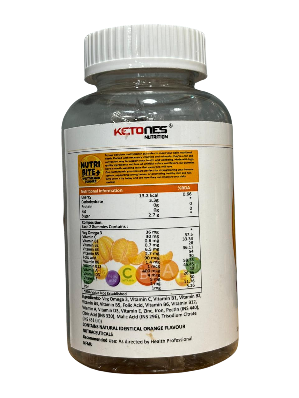 Ketones Nutrition Nutri Bite - Daily Multivitamin Gummies for Immunity & Wellness 6