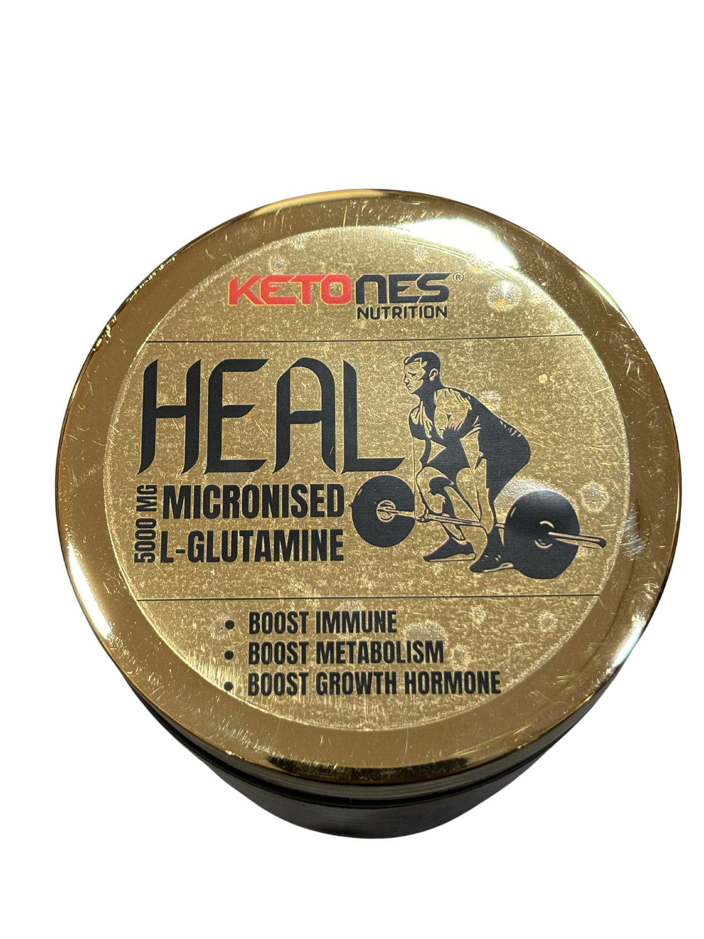 Ketones Nutrition - Heal 5000mg Micronized L-Glutamine for Muscle Recovery & Immune Support 1