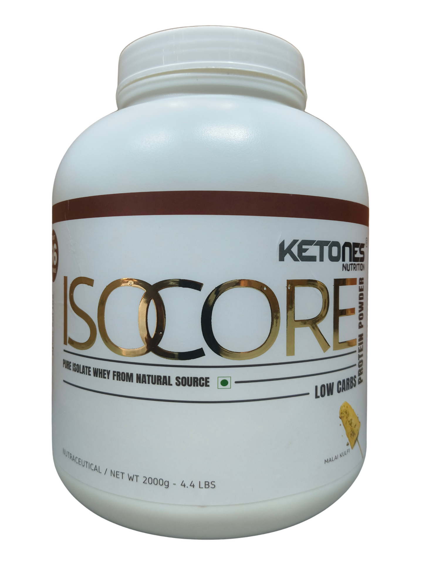 Ketones Nutrition Isocore Apex Series - Low Carb Whey Protein Isolate with 90g Protein & BCAAs