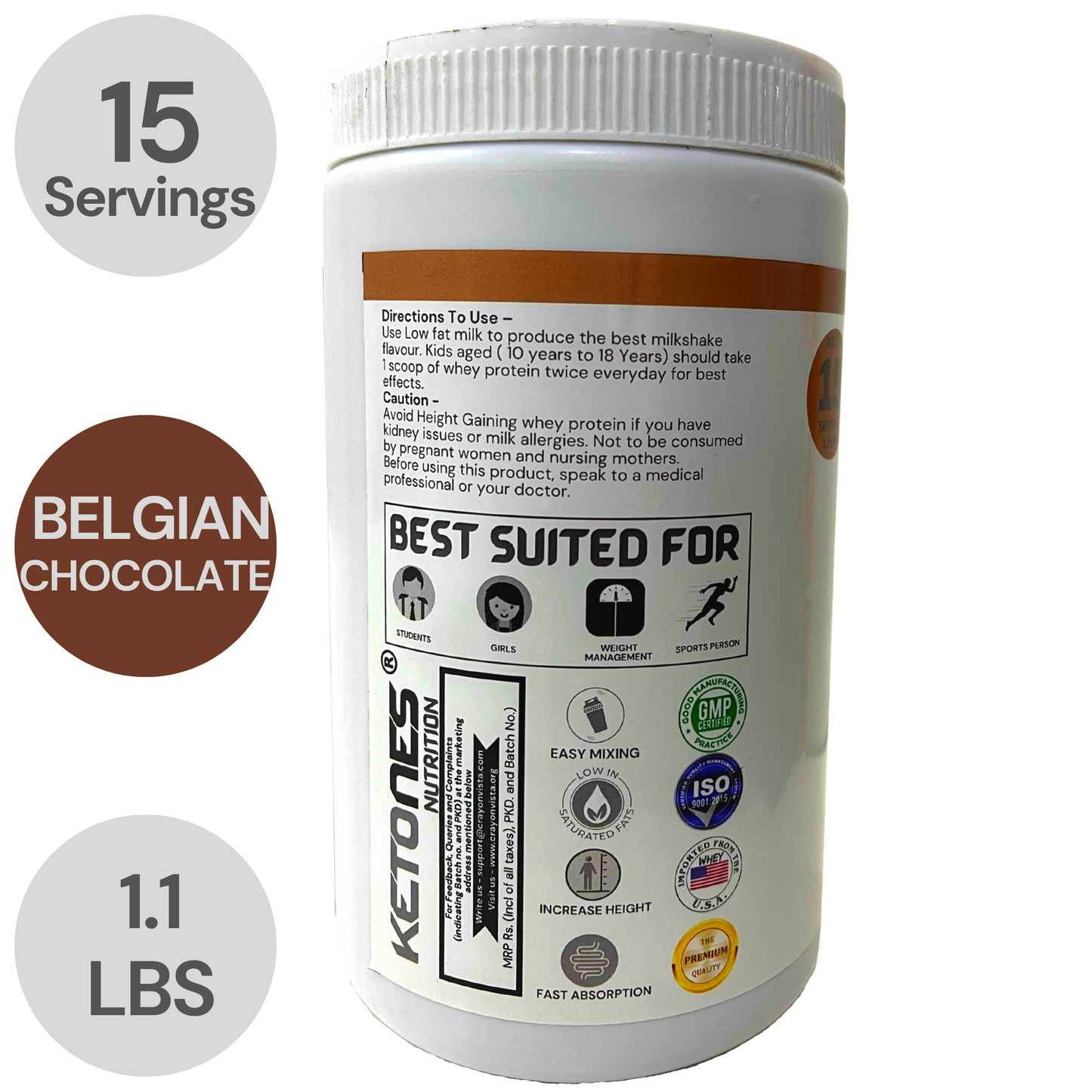 Ketones Nutrition Maximum Height Gainer 2