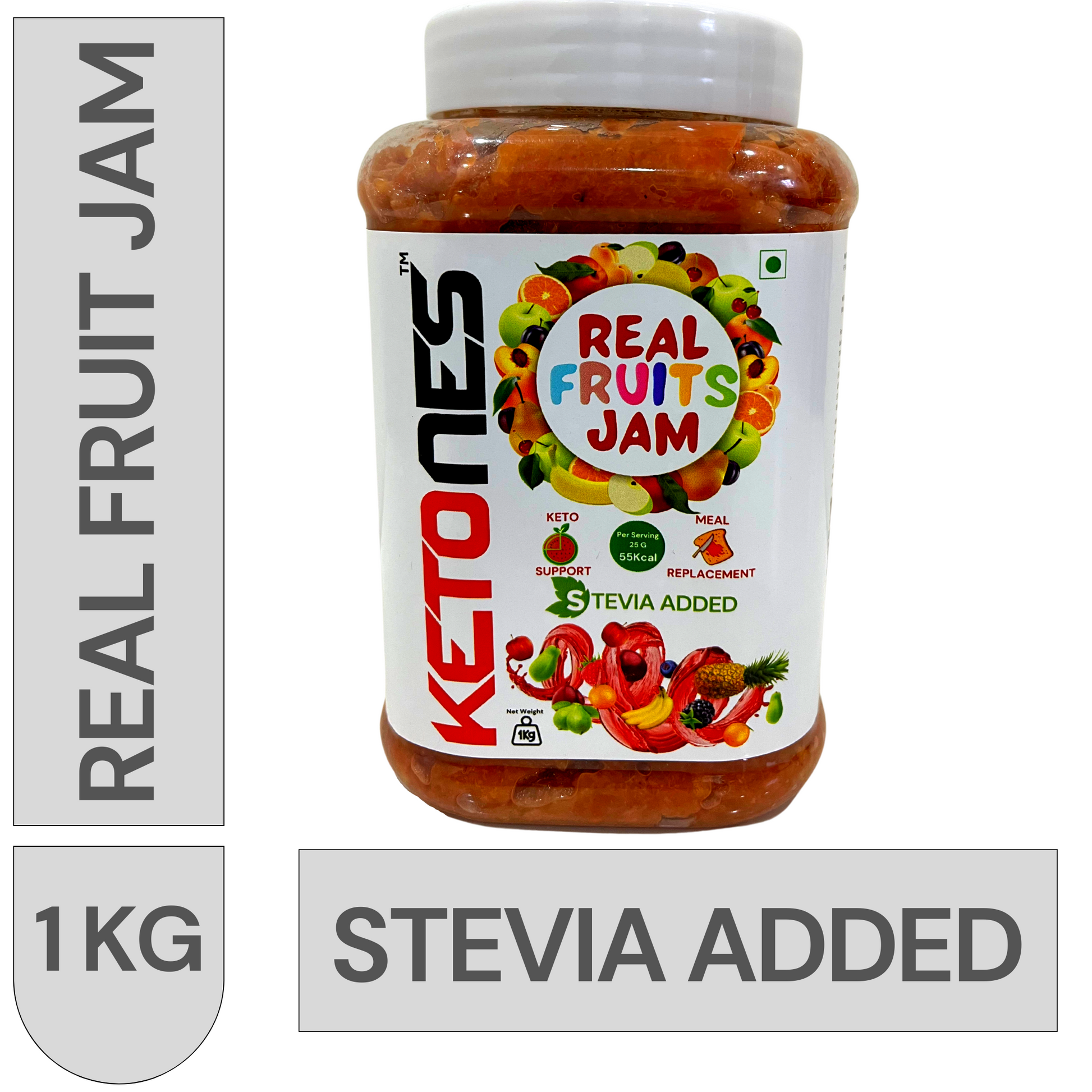 Ketones Nutrition Organic Mixed Fruit Jam - Sugar-Free & Keto-Friendly 4