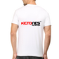 Ketones Nutrition Half Sleeve TShirt - Unstoppable Edition Multicolor back