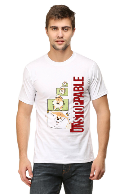 Ketones Nutrition Half Sleeve TShirt - Unstoppable Edition Multicolor white