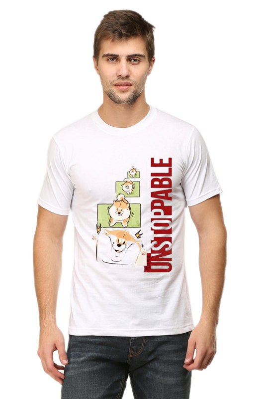 Ketones Nutrition Half Sleeve TShirt - Unstoppable Edition Multicolor white