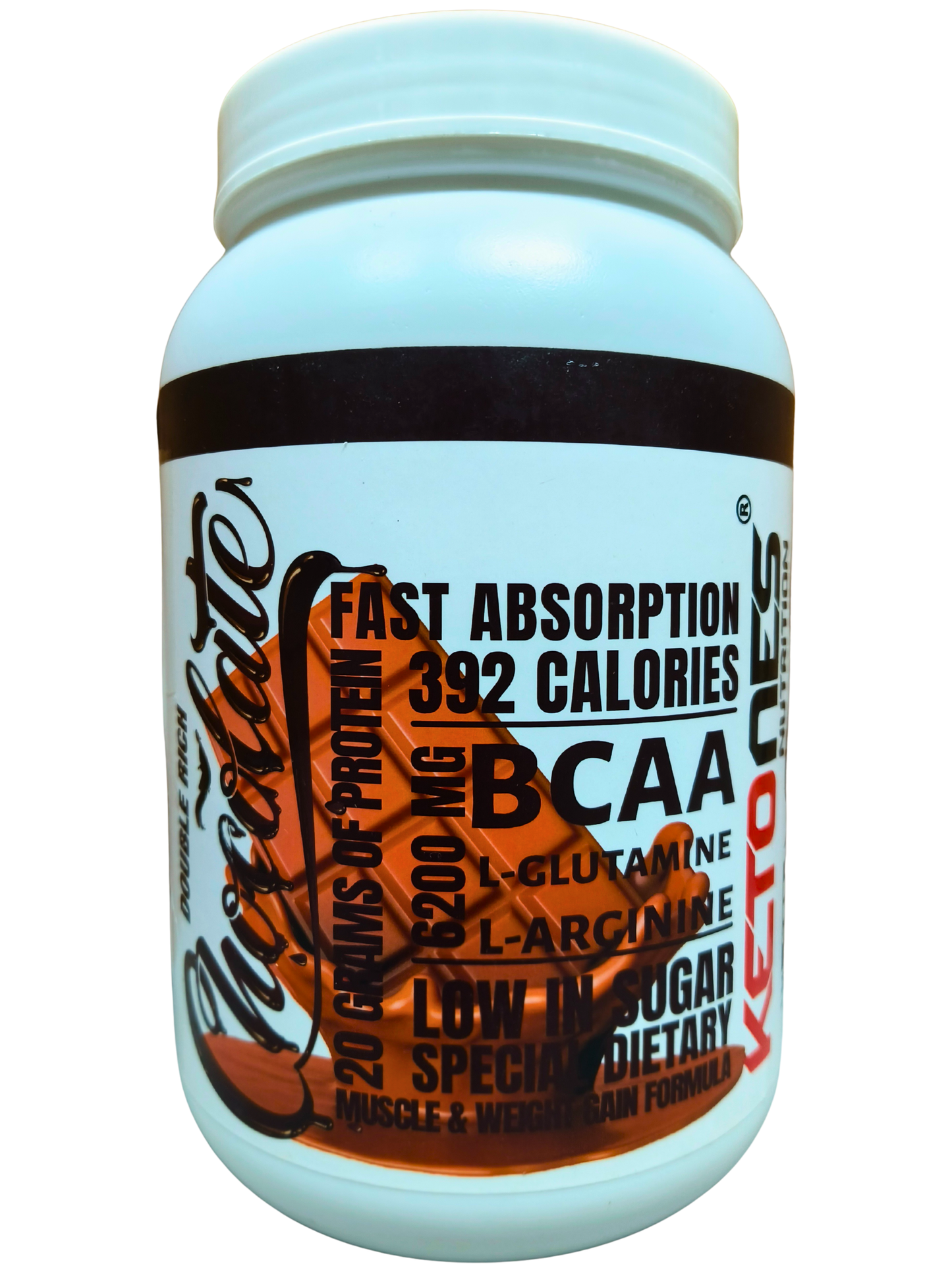 Ketones Nutrition Guns n Gains - High Protein Mass Gainer with 20g Protein & Low Sugar