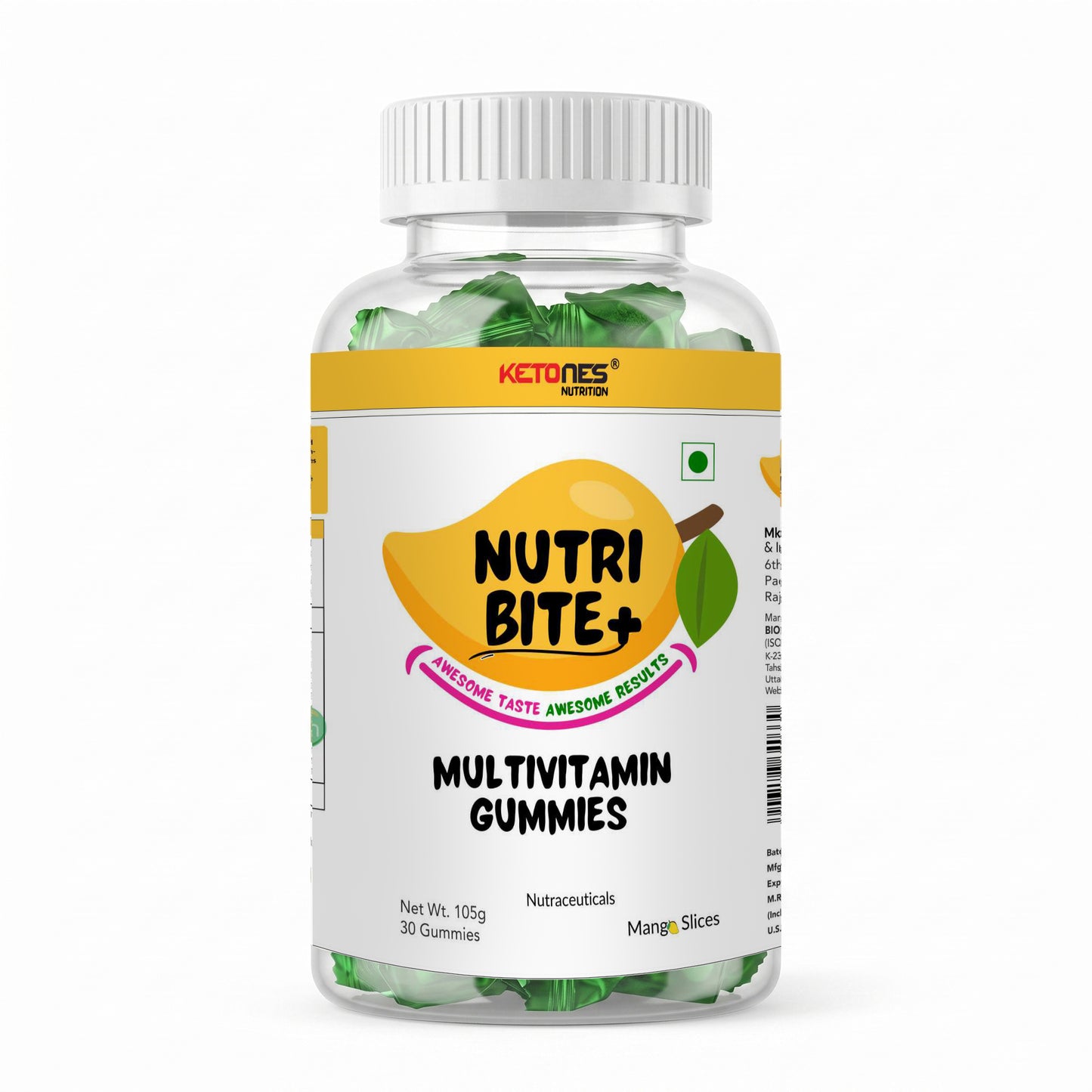 Ketones Nutrition Nutri Bite - Daily Multivitamin Gummies for Immunity & Wellness