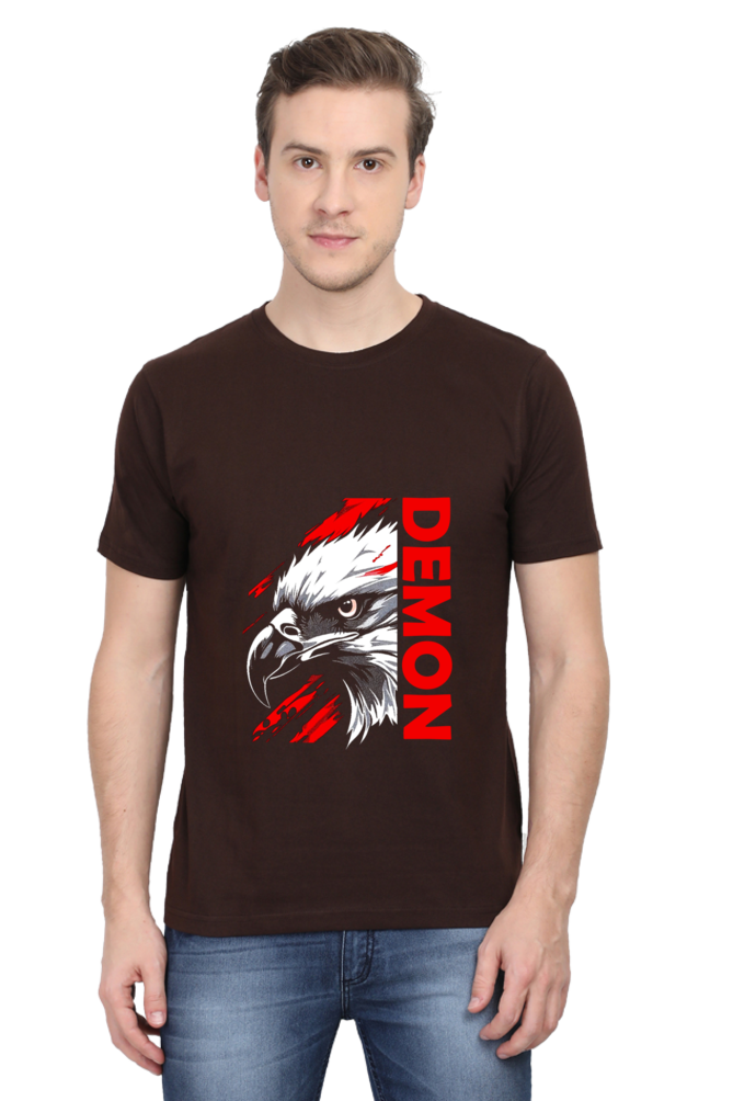 Ketones Nutrition Half Sleeve T-Shirt – Demon Eagle Edition coffee brown