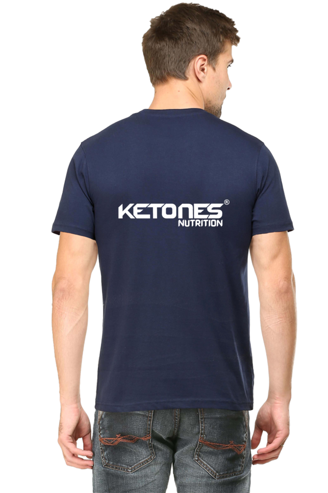 Ketones Nutrition Half Sleeve T-Shirt – Demon Eagle Edition navy back