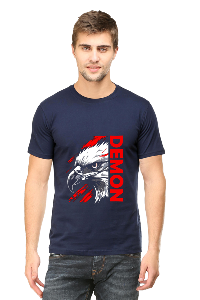 Ketones Nutrition Half Sleeve T-Shirt – Demon Eagle Edition navy