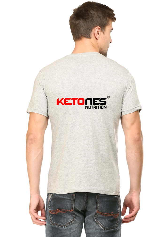 Ketones Nutrition Half Sleeve TShirt - Unstoppable Edition Multicolor grey back