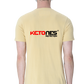 Ketones Nutrition Half Sleeve TShirt - Unstoppable Edition Multicolor beige back