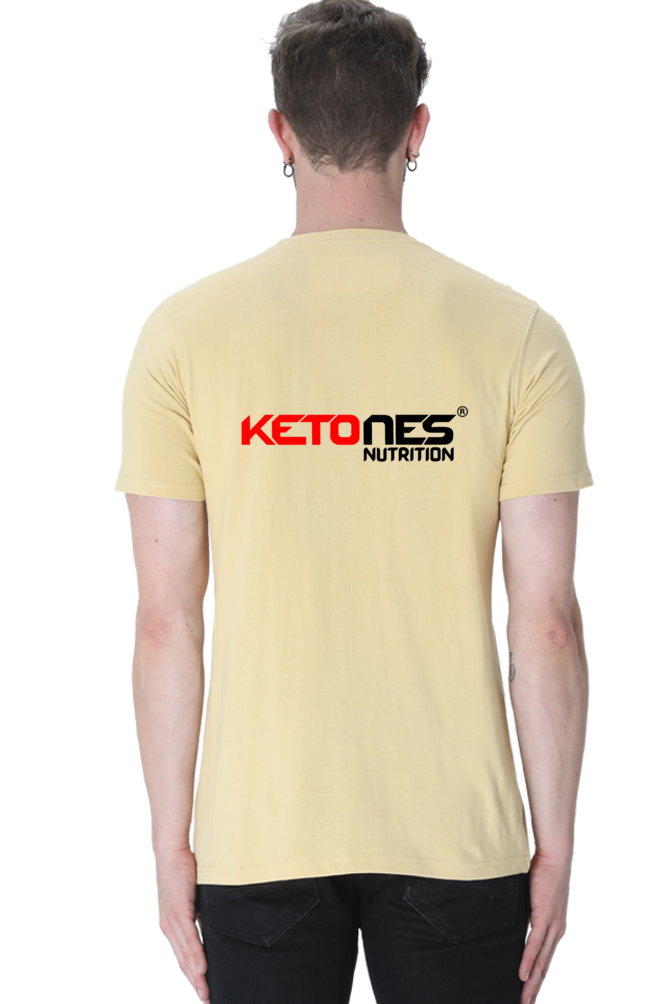 Ketones Nutrition Half Sleeve TShirt - Unstoppable Edition Multicolor beige back