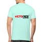 Ketones Nutrition Half Sleeve TShirt - Unstoppable Edition Multicolor mint back