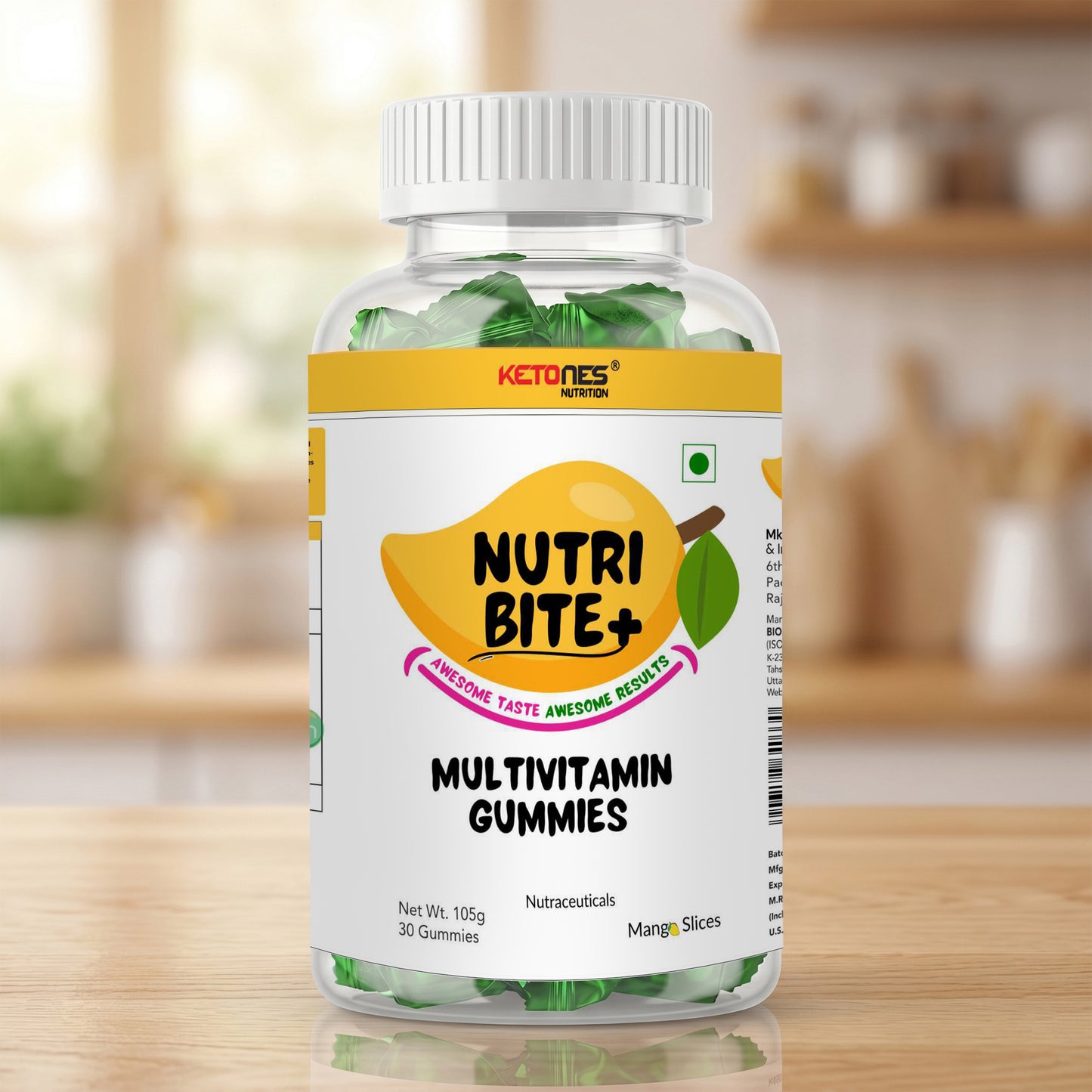 Ketones Nutrition Nutri Bite - Daily Multivitamin Gummies for Immunity & Wellness