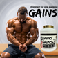 Ketones Nutrition Guns n Gains - High Protein Mass Gainer with 32g Protein & Low Sugar