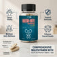 Ketones Nutrition Nutribite Multivitamin Tablets with Co-Enzyme Q10 – Daily Energy, Immunity & Heart Health Support | 60 Tablets | Multivitamin for Men & Women