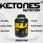 Ketones Nutrition Rise Series Bulk Whey Protein 2kg – Dutch Chocolate | High Protein (24g) | BCAA & EAA Enriched | Muscle Gain & Recovery | Low Sugar Whey Protein Powder