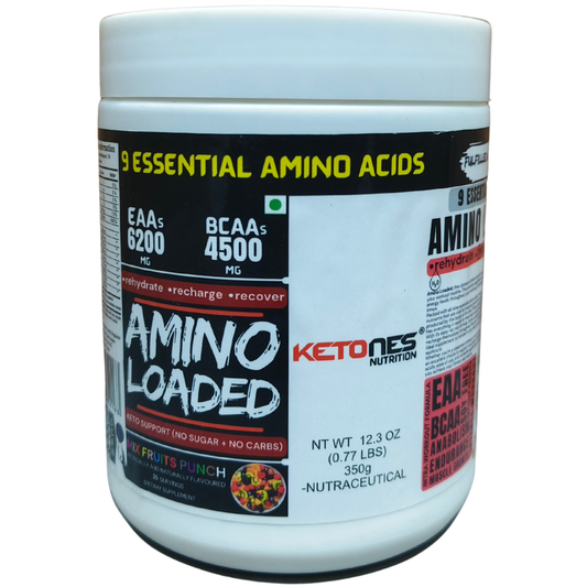 Ketones Nutrition Amino Loaded EAA – Rise Series | Advanced Essential Amino Acid Formula for Enhanced Recovery & Peak Performance