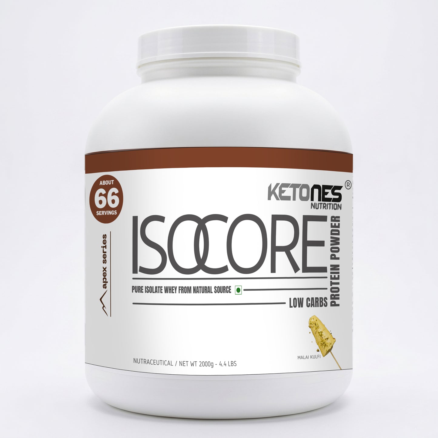 Ketones Nutrition Isocore Apex Series - Low Carb Whey Protein Isolate with 90g Protein