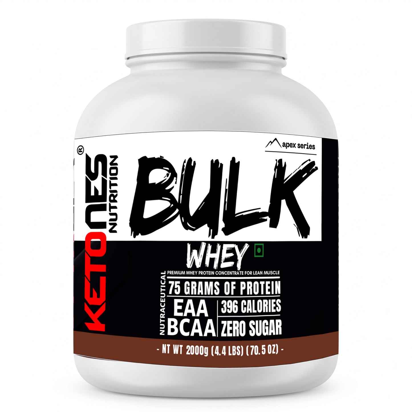 Ketones Nutrition Bulk Whey Apex Series Protein - 75g Protein for Muscle Growth & Recovery