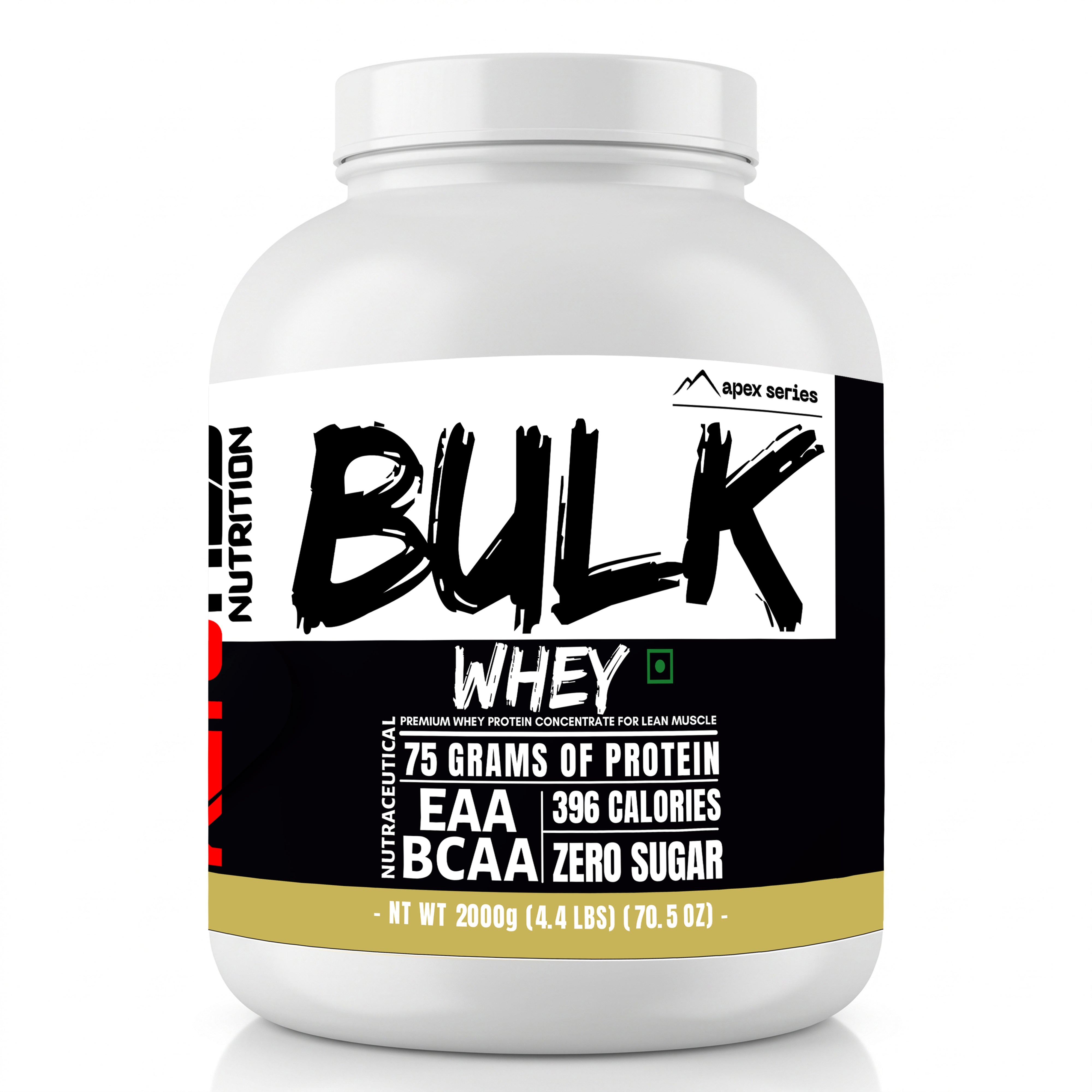 Ketones Nutrition Bulk Whey Apex Series Protein - 75g Protein for Muscle Growth & Recovery