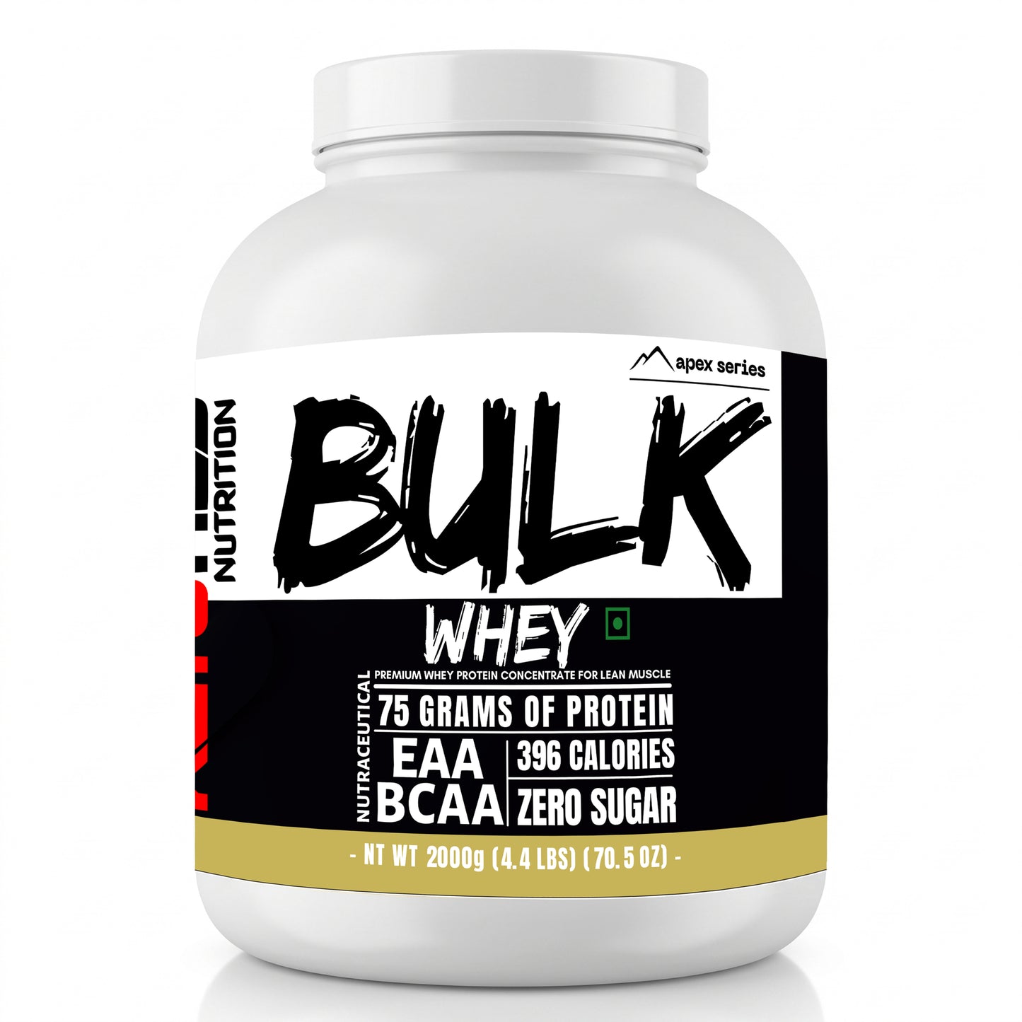 Ketones Nutrition Bulk Whey Apex Series Protein - 75g Protein for Muscle Growth & Recovery