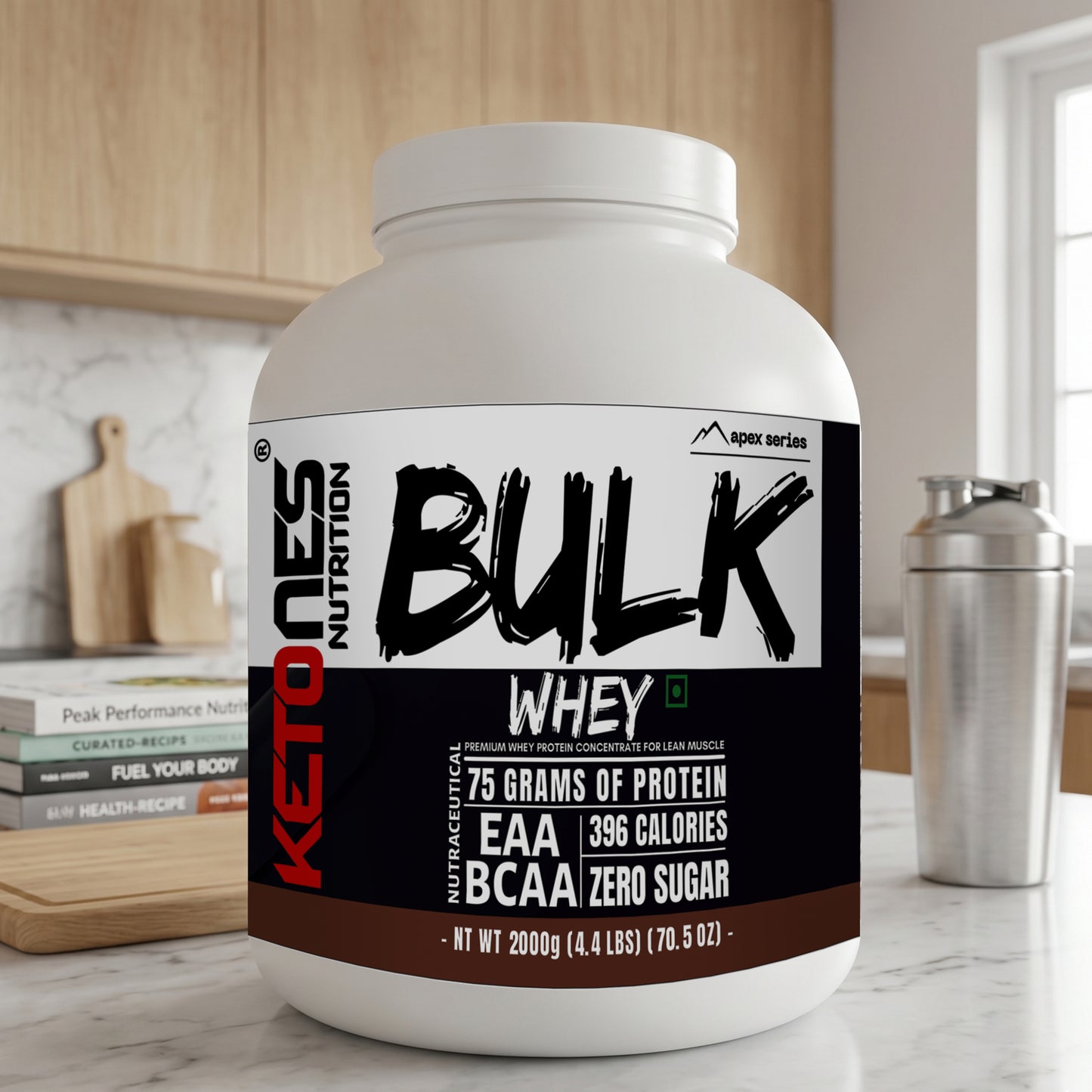 Ketones Nutrition Bulk Whey Apex Series Protein - 75g Protein for Muscle Growth & Recovery