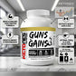 Ketones Nutrition Guns n Gains - High Protein Mass Gainer with 20g Protein & Low Sugar