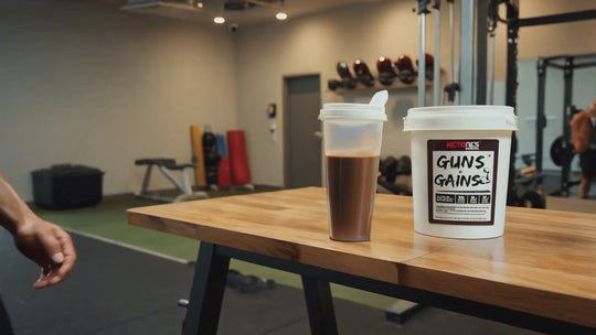 Ketones Nutrition Guns n Gains - High Protein Mass Gainer with 20g Protein & Low Sugar