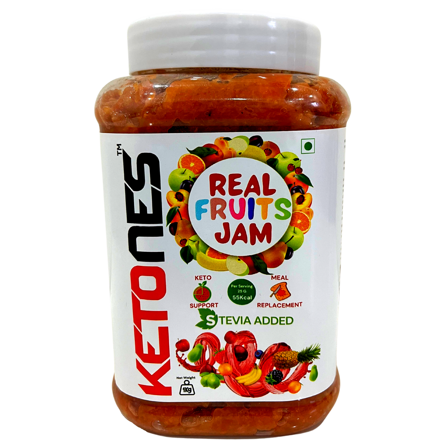 Ketones Nutrition Organic Mixed Fruit Jam - Sugar-Free & Keto-Friendly